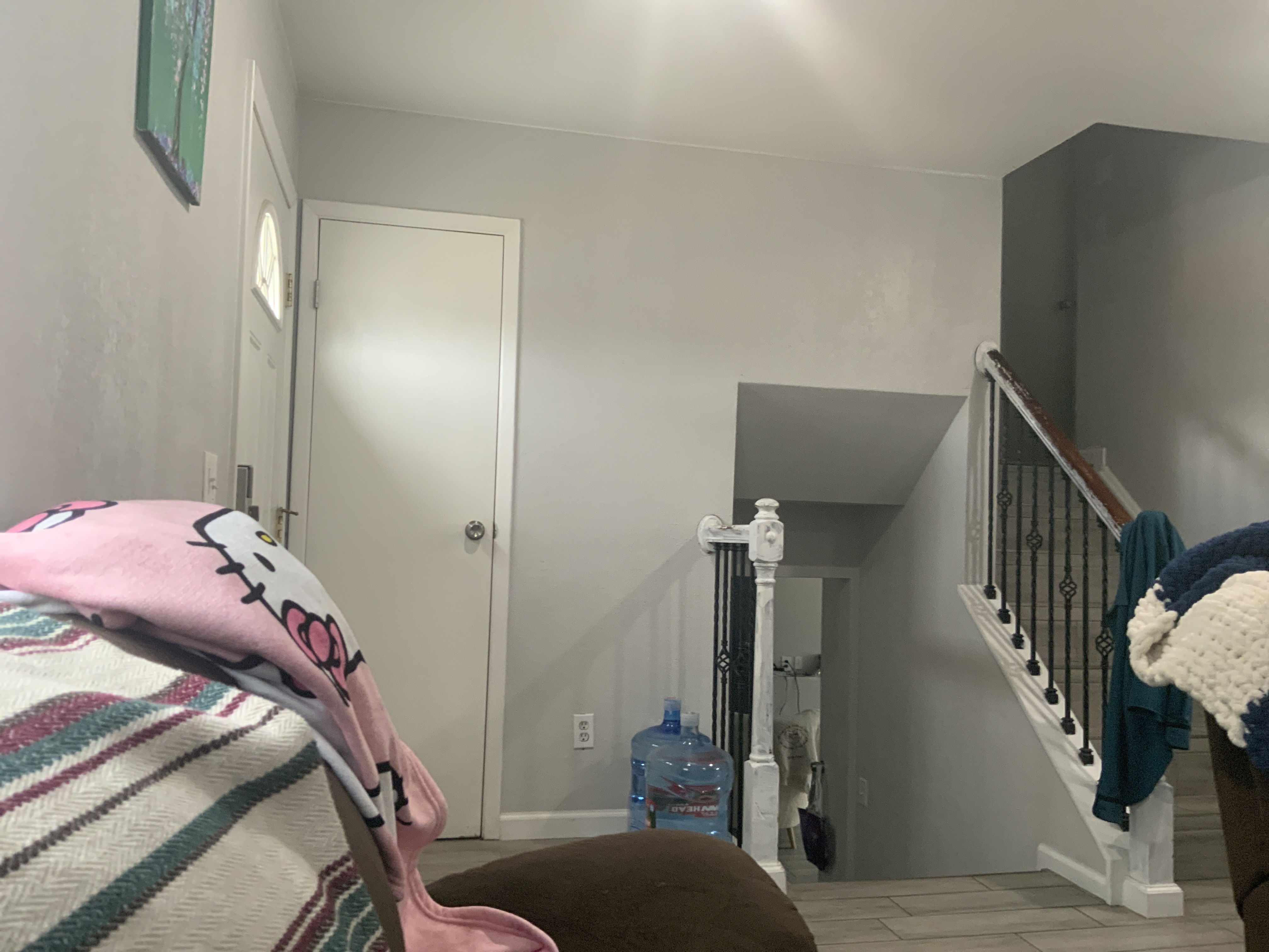 No matter your space.  Make it feel welcoming! - Before